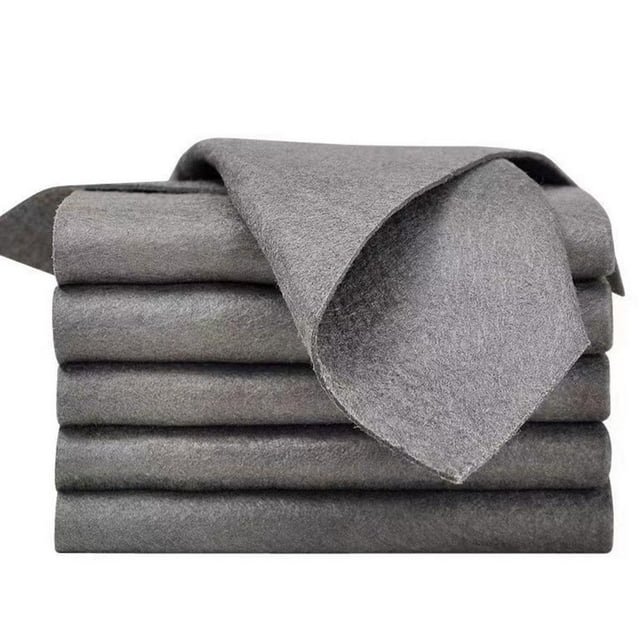 Thickened Cleaning Cloth,5pcs Microfiber Streak Free Cleaning Cloth,Microfibre Towel,Reusable Drying Cleaning Ra