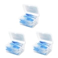 thumbnail image 1 of Cepillo interdental Qarigey 40 Uds Push-Pull en forma de I herramienta de higiene bucal hogar viaje vacaciones Azul 1,0mm, 1 of 6