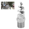 thumbnail image 1 of Anti Clogging Stainless Steel Spiral Nozzle for Wide Range Spray Options, Male Thread Connection, Compact Installation, 1 of 8