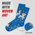 thumbnail image 3 of Sillies Socks Husky Socks - Novelty Unisex Sock Set, Fun Unique Designs, 3 of 5