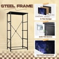 thumbnail image 4 of Gothic Dresser for Bedroom with 4 Storage Drawers Yosemite National Park river reflection California Dressers Chest of Drawers Steel Framed Fabric Closet Organizers for Boys Man Cave Dorm Entryway, 4 of 8