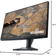 Alienware Gaming Monitor AW2523HF 24.5 IPS LED FHD (1920 x 1080) 360Hz Display, AMD FreeSync Monitor (USB, HDMI) , Dark side of the Moon with Mazepoly Accessories