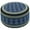 Blue, variant on Men Embroidered Prayer Hat Traditional Indian Round Hat Turban Hat