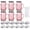 Pink-16 ounces, variant on Mason Jars With Lids And Straws 6 Pack 16 Oz Glass Cups For Cold Beverages Juice Smoothies Iced Coffee Leak-proof Drinking Glasses Sealed & Straw Blue