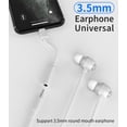 thumbnail image 2 of Lightning to 3.5mm Headphone Jack Adapter(2Pack)for Apple MFi Aux Audio Charger Cable Connector earbud cord Converter for iPhone 14 pro max Dongle for iPad Car DAC Auxiliary Earphone Wired Accessorie, 2 of 7