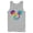 Athletic Heather, variant on Men's Mickey & Friends Rainbow Tie-Dye Mickey Mouse Logo  Tank Top Athletic Heather Small
