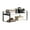 30 single layer blac, variant on Jesscasday Metal Desk Organiser Shelf Stackable Storage Stand Desktop Bookshelf for Office