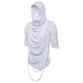 thumbnail image 2 of Men's Trend Short Sleeve Hooded T-Shirt - Hop Street Style, Polyester, Casual/Work/Daily Wear, 2 of 8