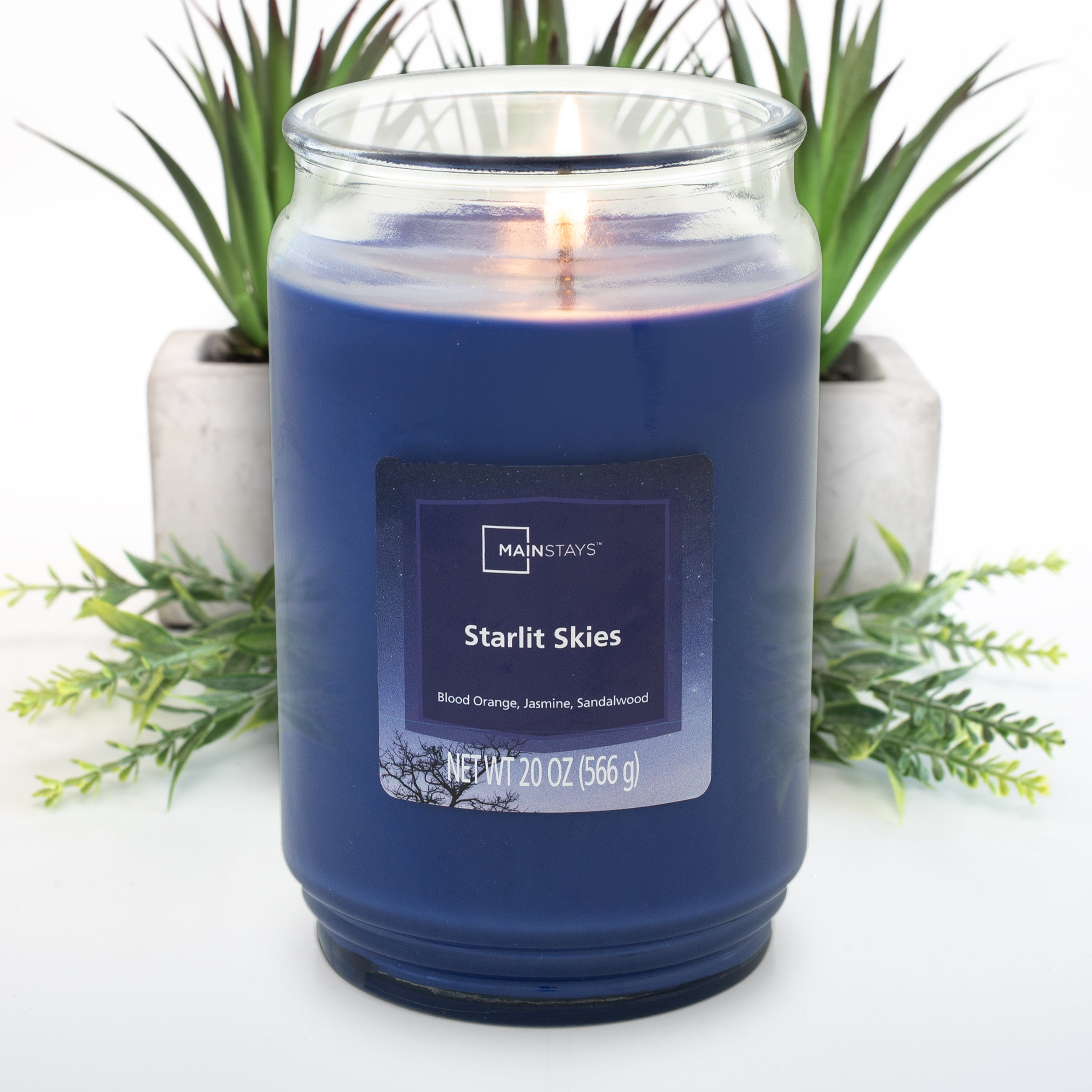 Mainstays Starlit Skies Scented Single Wick Candle, 20 oz.