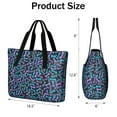 thumbnail image 3 of Tote Bag for Women - Dog Bones Shoulder Bag - Large Utility Work Duffle Bag with Zipper Handbag for Travel, Work, Sprots, 3 of 5