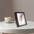 thumbnail image 4 of Raindrops Diy Display Frame Dried Flower Shadow Box Dark Walnut 1Set, 4 of 6
