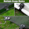 thumbnail image 3 of 40 Pcs Sunshade Cloth Plastic Clip Net Round Sunshade Net Clip Outdoor Multi-purpose Black Clip compatible Fixing, 3 of 3