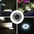 thumbnail image 3 of Paquete de luces LED solares, 4 unidades, con estacas de jardín para exteriores, 8 LED, 3 of 3