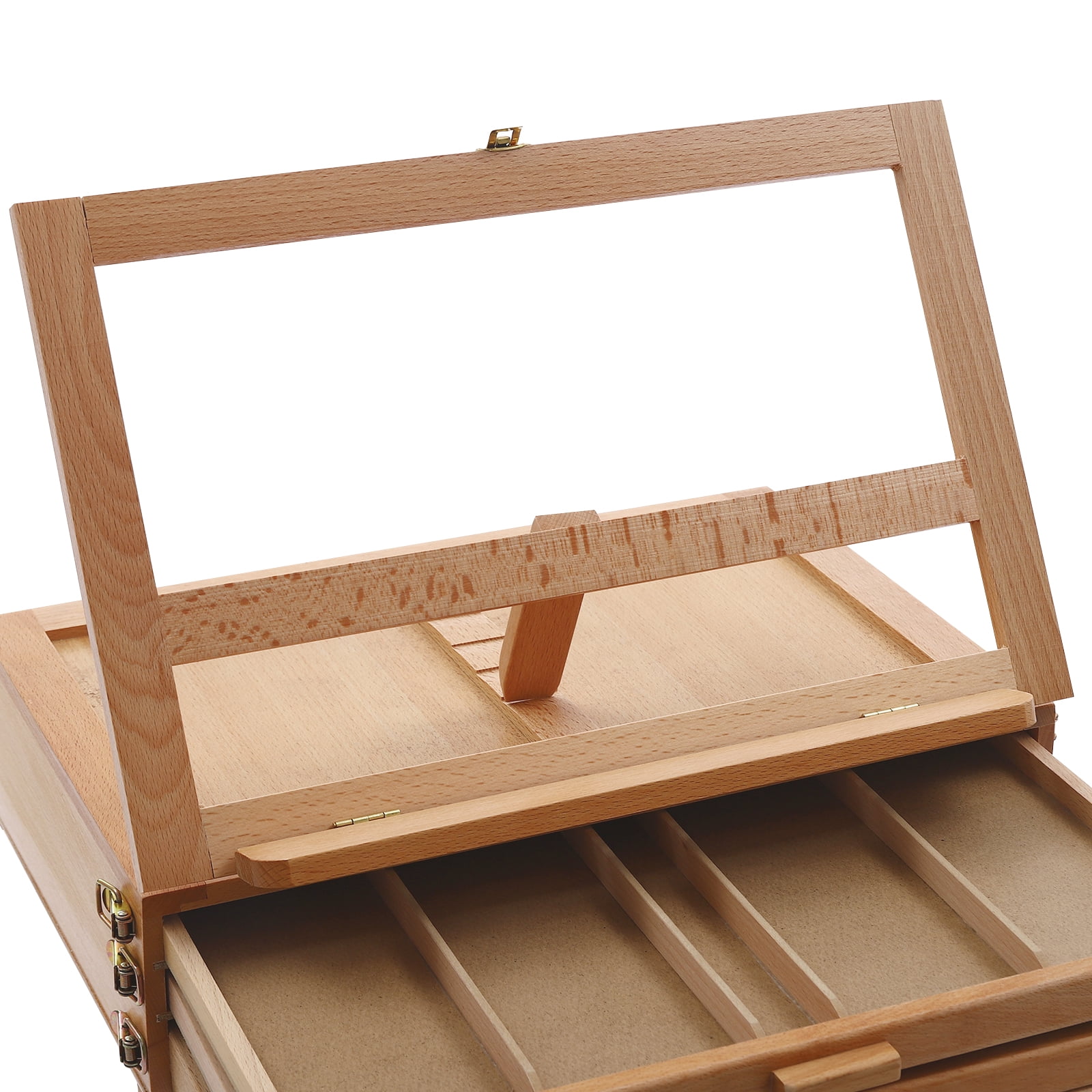 Adjustable Storage Box Easel, Painting Board Stand with Drawers, Multi-Function Foldable and Portable Storage Box Easel