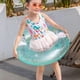 thumbnail image 3 of Swimming Ring Inflatable Flamingo for Kids Summer Beach Party Pool Toys New, 3 of 4