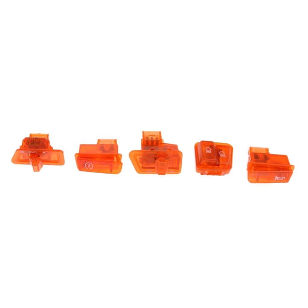 Tapas de carcasa Del Interruptor Alto Y Bajo de de de La Bocina de Arranque de La Motocicleta naranja DYNWAVEMX Moto Caps Cuerpo del conmutador