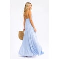 thumbnail image 3 of Vestido maxi cintura smock Roman Fashion /Juvenil, 602239 (Azul cielo) azul cielo CH, 3 of 4