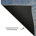 thumbnail image 5 of Addison Rugs Mayfield Premium Machine Washable Transitional Geometric Blue Rectangle Rug, 5' x 7'6", 5 of 7