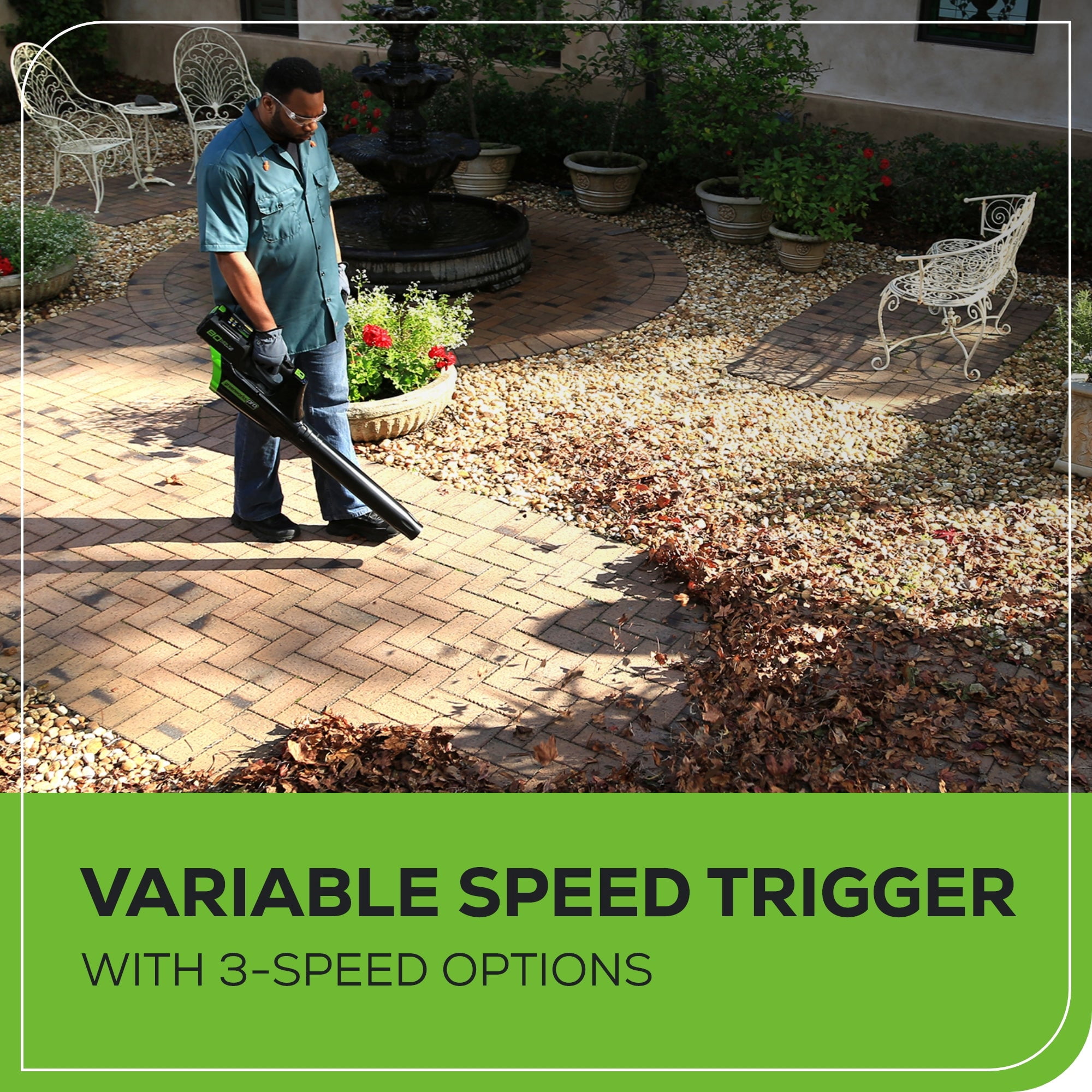 Greenworks 80V 16" Cordless String Trimmer and Blower Combo Kit, 2Ah Battery and Charger Included