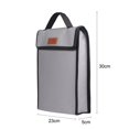 thumbnail image 3 of Fireproof Document Bag Waterproof Security Foldable Bags Safe Box Money Battery Cash Passport Organizer;Fireproof Document Bag Waterproof Safe Box Money Battery Passport Organizer, 3 of 5