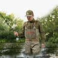 thumbnail image 3 of Bassdash Men's Fishing Wader, Waterproof Breathable Chest Waders, Stocking Foot, Lightweight, Tan, 3 of 9