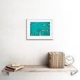 thumbnail image 2 of Aerial View Boat Dock Framed Wall Art Print, 2 of 5