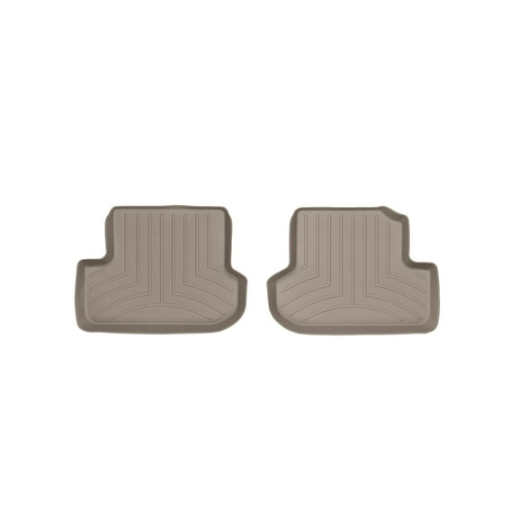 WeatherTech Custom Fit FloorLiners compatible with 2012-2019 VW Beetle - 2nd Row (2-Piece Liner), Tan