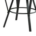 thumbnail image 6 of Rowl Counter Height Table- 48 Inch Brown Round Wood Top- Metal Legs, 6 of 6