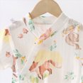 thumbnail image 4 of CAUYDY Infant Boy Romper Preemie Short Sleeve Sleepers for Girl Newborn Comfy Pajamas Spring Summer Baby Clothes 0-3M 6-9M 12-18M Sizes 12-18 Months,Yellow, 4 of 5