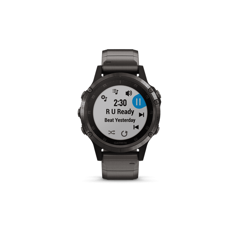 Garmin Fenix 5 Plus Sapphire Premium Multisport Watch with Music, Maps, and  Garmin Pay 