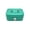 Green, variant on Metal Key Lock Cash Box with Handle Small Money Organizer Storage Box with Lockable Cover for Easy