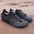 thumbnail image 4 of Barefoot Shoes Womens Men,Unisex Barefoot Water Shoes Breathable, Anti- Hiking Footwear for Athletic Wide Toe Shoe Footwear for Hiking, Walking, Running, Yoga, and Water Sports(Black/36), 4 of 8
