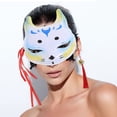 thumbnail image 4 of CTIRCHIU Fox Masquerade Mask Half Mask Multi Plastic 1Pcs For Adults  Event, 4 of 8