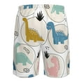 thumbnail image 6 of Naloa Cute Dinosaurs Men's Beach Shorts, Surfing shorts, Swim trunks, Quick Dry Swim Trunks for Surfing Beach Fun - Medium, 6 of 9