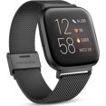 thumbnail image 1 of Bandas de metal compatibles con Fitbit Versa/Fitbit Versa 2 para mujeres y hombres, pulseras de malla de acero inoxidable ajustables para Fitbit Versa 2/Versa/Versa Lite SE, oro rosa, 1 of 8