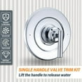 thumbnail image 5 of Replacement for Moen T2901 Gibson Posi-Temp Shower Valve Trim Kit, Chrome Shower Trim Kit, 5 of 8
