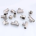 thumbnail image 1 of G1l2 193 Bsp Female Male Thread Tee Type Reducing Stainless Steel Elbow Butt Joint, 1 of 4