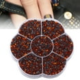 thumbnail image 2 of ESTINK Flat Back Rhinestones,14400Pcs Flat Back Rhinestones Dazzling Colorful DIY Sturdy Iridescent Rhinestones Round Beads for Manicure Makeup,Nail Rhinestones, 2 of 8