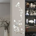 thumbnail image 5 of 3D Modern DIY Flower Acrylic Wall Art Sticker Contemporary Home Decoration Design for Interior Spaces, 5 of 5