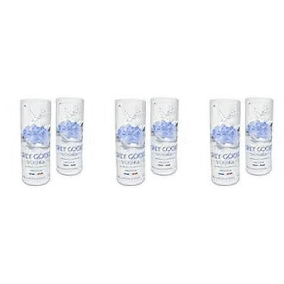 WASABOTTLE Drinking Glasses 24 ounce Grey Goose Tall Vodka Glasses ||Glassware Set for Cocktails, Juice & Wine. Eco-friendly || Regular Drinkware Cups (Set of 6)