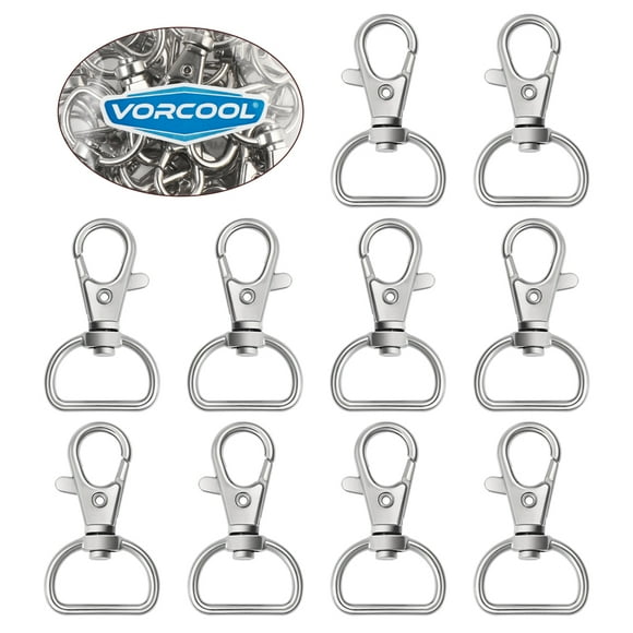 WHAMVOX 30pcs Swivel Hooks for DIY Projects Home Use Crafts