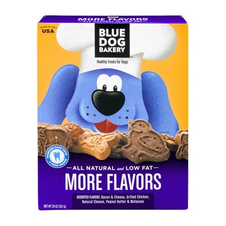 Blue Dog Bakery Plus de Saveurs en bonne santé des friandises pour chiens, 20,0 OZ