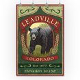 thumbnail image 2 of Leadville, Colorado, Black Bear Vintage Sign (36x54 Giclee Gallery Art Print, Vivid Textured Wall Decor), 2 of 3