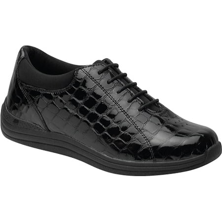 

Women s Drew Tulip Black Croc Patent 12 S