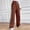 Brown, variant on Women‘s Casual Pants Comfortable and Versatile Straight Leg Style with Drawstring Waist for Everyday Wear 3/4 Pants for Women Casual Pinstripe Pants Women Casual Women Casual Pants 3d Animal