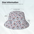 thumbnail image 3 of Sikiie I Love USA Reflective Double-Sided Bucket Hat, Sun Hat, for Gardening, Beaching, Camping, Hiking, Fishing, 3 of 6