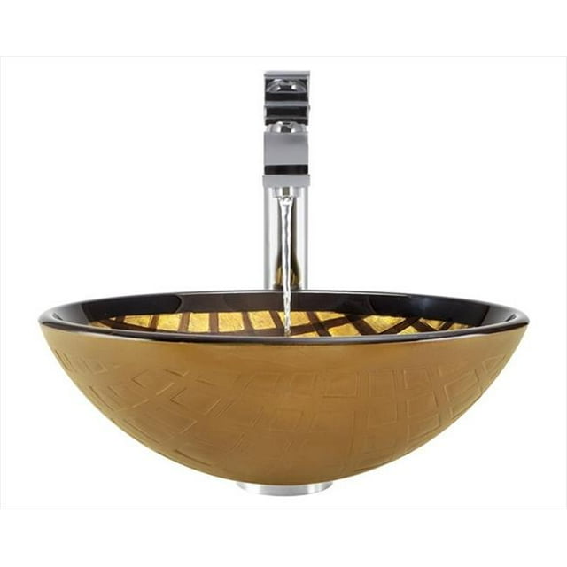 Polaris 635-721-C Chrome Bathroom 721 Vessel Faucet Ensemble