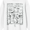 thumbnail image 2 of Yellowjackets Cooking With Misty Mushrooms Adult White Crew Neck Sweatshirt-XXL, 2 of 3
