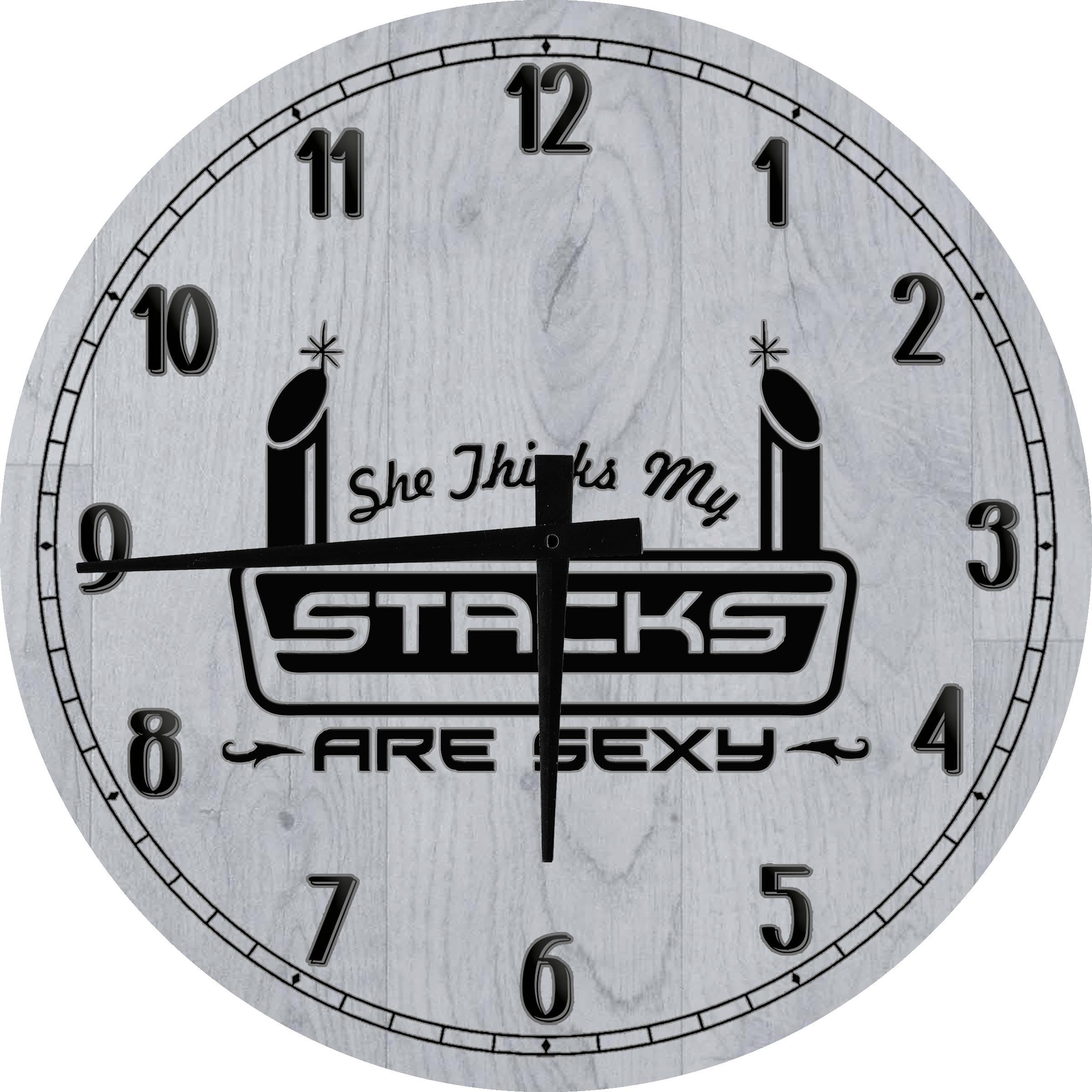 Bear Paw Handcrafted Non Ticking Silent Wall Clock 