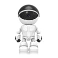thumbnail image 1 of Cámara de seguridad para interiores, cámara de seguridad inalámbrica WiFi HD con forma de robot, cámara para bebés y mascotas, rendimiento de primer nivel, 1 of 10
